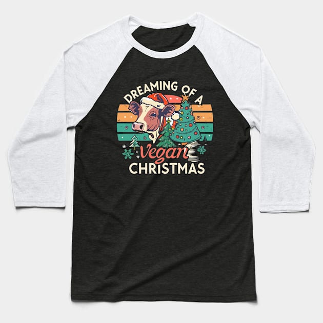 i'm dreaming of a vegan christmas Baseball T-Shirt by rhazi mode plagget